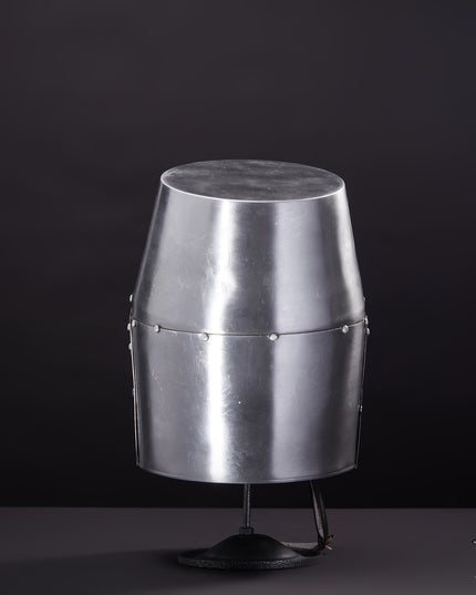 Crusader Helmet Replica Steel Armor Helmet Fully Wearable