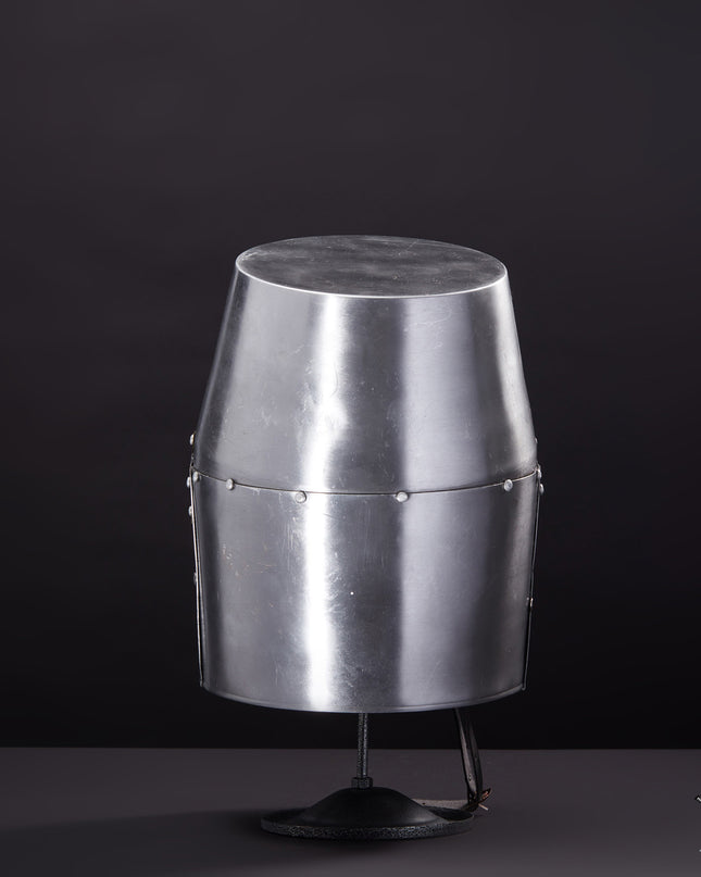 Crusader Helmet Replica Steel Armor Helmet Fully Wearable
