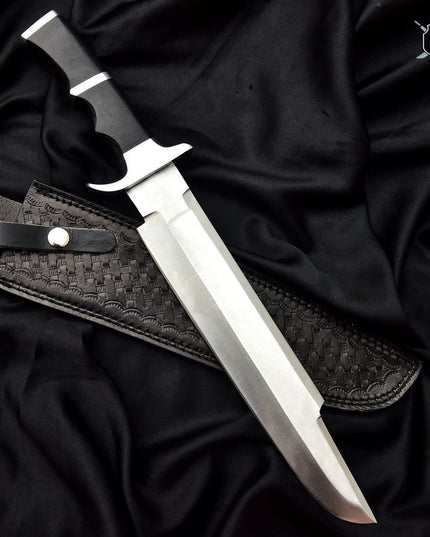Predator Replica Knife – Handmade Full Tang Movie Knife with Leather Sheath | Gift for Him
