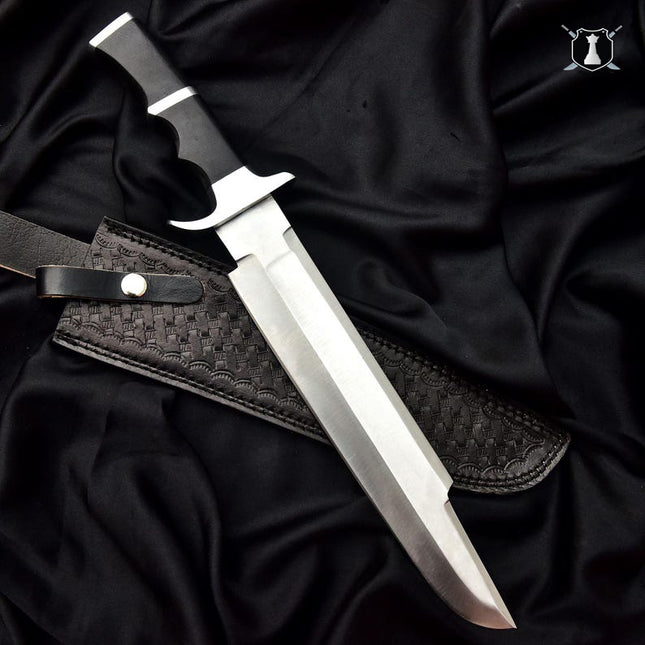 Predator Replica Knife – Handmade Full Tang Movie Knife with Leather Sheath | Gift for Him