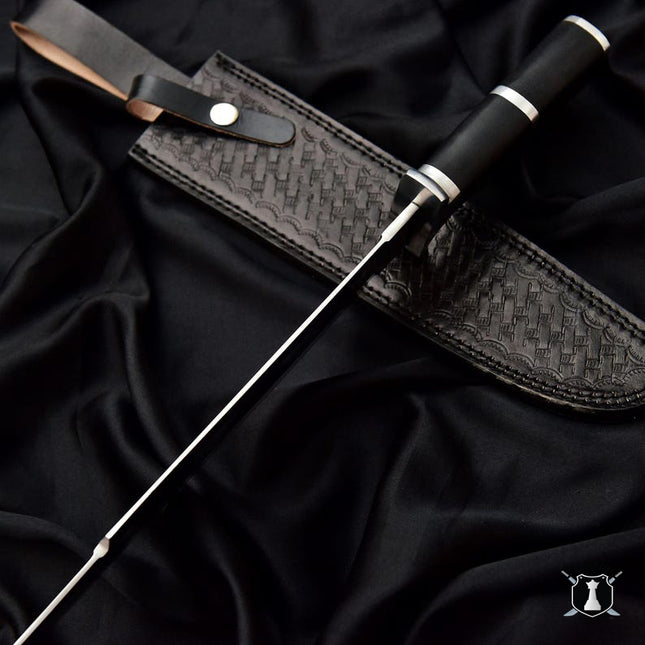 Predator Replica Knife – Handmade Full Tang Movie Knife with Leather Sheath | Gift for Him