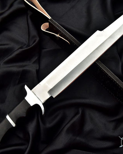 Predator Replica Knife – Handmade Full Tang Movie Knife with Leather Sheath | Gift for Him