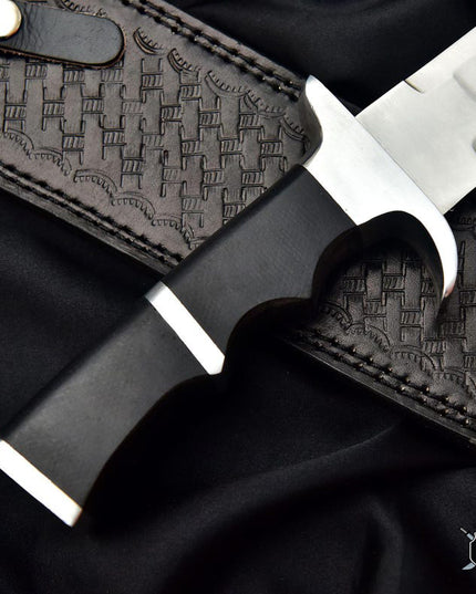 Predator Replica Knife – Handmade Full Tang Movie Knife with Leather Sheath | Gift for Him