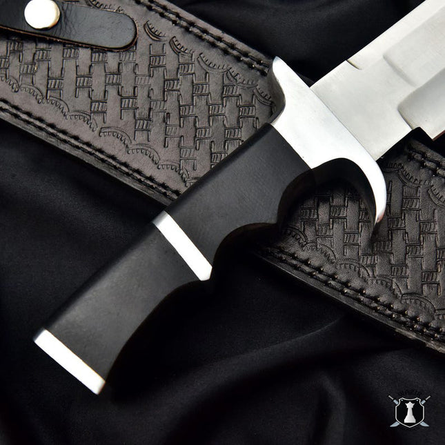 Predator Replica Knife – Handmade Full Tang Movie Knife with Leather Sheath | Gift for Him