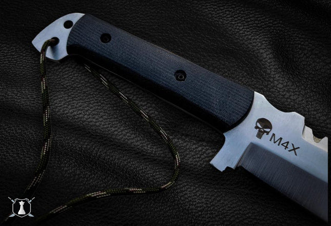 Punisher Replica Knife – Handmade M4X Movie Knife with Leather Sheath | Gift for Him