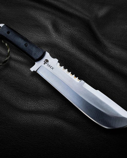 Punisher Replica Knife – Handmade M4X Movie Knife with Leather Sheath | Gift for Him