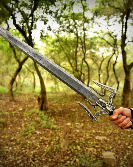 Luciender Sword of Light – Custom Handmade Damascus Steel Sword