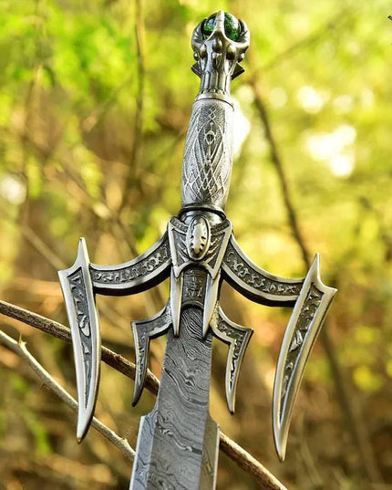 Luciender Sword of Light – Custom Handmade Damascus Steel Sword
