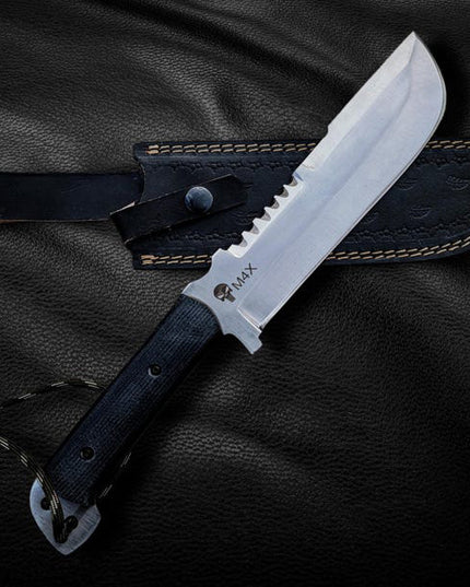 Punisher Replica Knife – Handmade M4X Movie Knife with Leather Sheath | Gift for Him
