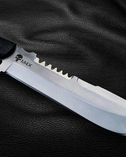 Punisher Replica Knife – Handmade M4X Movie Knife with Leather Sheath | Gift for Him