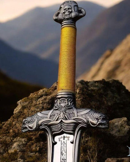 Handmade Atlantean Warrior King Sword Replica – High Carbon Steel Conan Style Blade